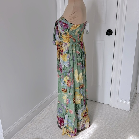 H&M Green Floral Halter Maxi Dress - Picture 6 of 11